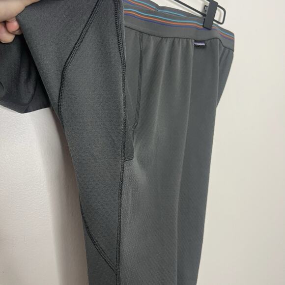 PATAGONIA Mens XL Gray Midweight Capilene Base Layer Thermal Pants Bottoms - Picture 7 of 8